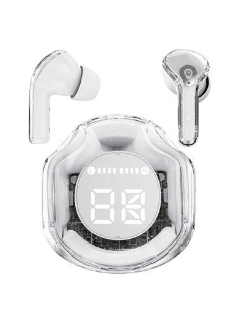 BROBOTIX AUDIFONOS INTRAURICULARES CON MICROFONO MOON INALAMBRICO BLUETOOTH USB-C BLANCO