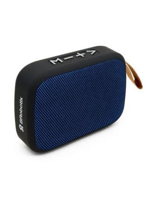BROBOTIX BOCINA PORTATIL 136445 BLUETOOTH INALAMBRICO 3W RMS USB AZUL