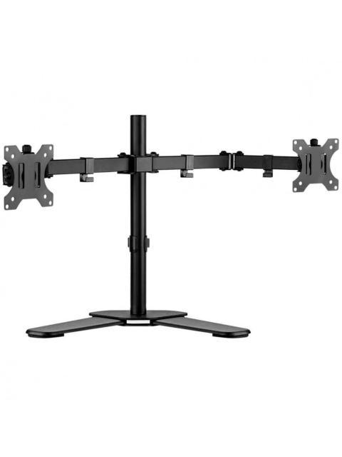 BROBOTIX BRAZO DE ESCRITORIO PARA 2 MONITORES 13-32 MAX 8KGS NEGRO