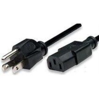 BROBOTIX CABLE DE PODER DE CPU A PARED 1.8 METROS NEGRO