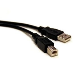 BROBOTIX CABLE USB 2.0 A MACHO - USB 2.0 B MACHO 3 METROS NEGRO