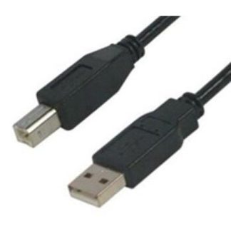 BROBOTIX CABLE USB 2.0 A MACHO - USB 2.0 B MACHO 4.5 METROS NEGRO