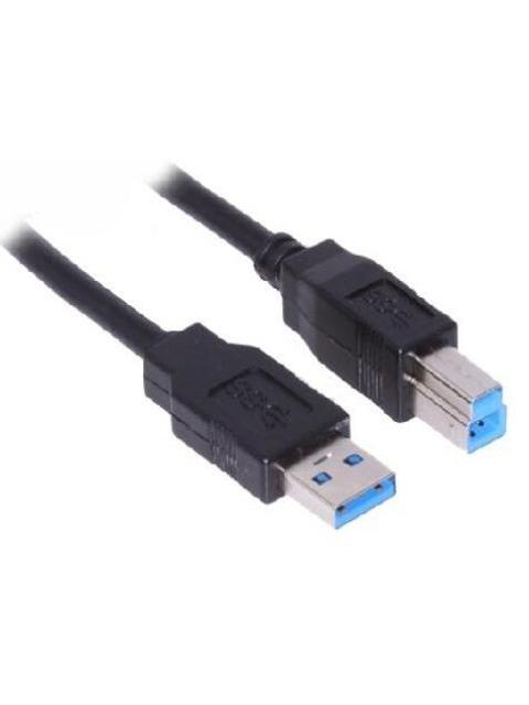 BROBOTIX CABLE USB 3.0 A MACHO - USB 3.0 B MACHO 1.8 METROS NEGRO