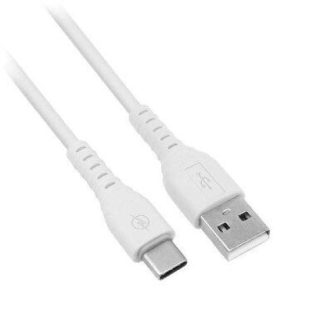 BROBOTIX CABLE USB-A 3.2 MACHO - USB C MACHO 1 METRO BLANCO