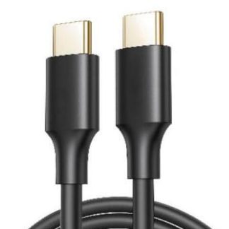 BROBOTIX CABLE USB-C MACHO - USB-C MACHO 1 METRO NEGRO