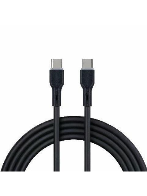 BROBOTIX CABLE USB-C MACHO - USB- C MACHO 1 METRO NEGRO