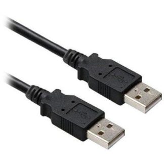 BROBOTIX CABLE USB MACHO - USB MACHO 90CM NEGRO
