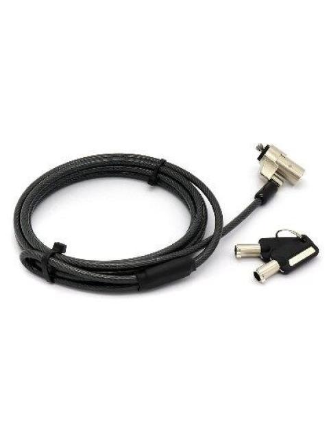 BROBOTIX CANDADO DE LLAVE PARA LAPTOPS 764465 1.8 METROS NEGRO