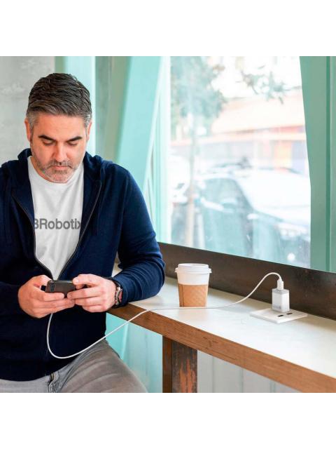 BROBOTIX CARGADOR DE PARED 6000533 5V 1X USB-A BLANCO - Image 4