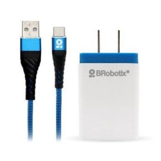 BROBOTIX CARGADOR USB 963332 1X USB 2.0 AZUL - INCLUYE CABLE USB DE 1 METRO