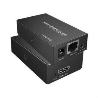 BROBOTIX EXTENSOR DE VIDEO HDMI ALAMBRICO CAT5E 1X HDMI 50 METROS