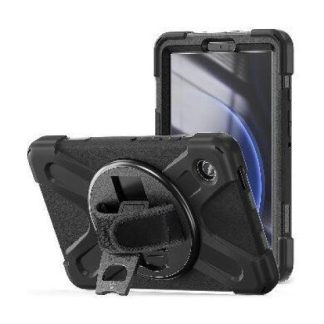 BROBOTIX FUNDA USO RUDO CON CORREA Y GIRO 360° PARA SAMSUNG GALAXY TAB A9 8.7 NEGRO