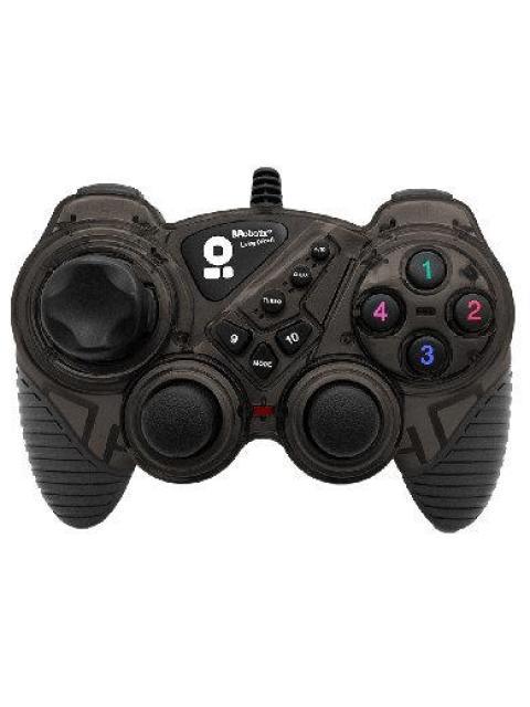 BROBOTIX GAMEPAD RUMBLEPAD PARA PC-PLAYSTATION 3 ALAMBRICO USB 2.0 GRIS HUMO - Image 3