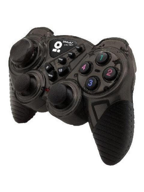 BROBOTIX GAMEPAD RUMBLEPAD PARA PC-PLAYSTATION 3 ALAMBRICO USB 2.0 GRIS HUMO - Image 4