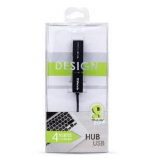 BROBOTIX HUB USB 2.0 - 4X USB 2.0 480 MBIT-S NEGRO