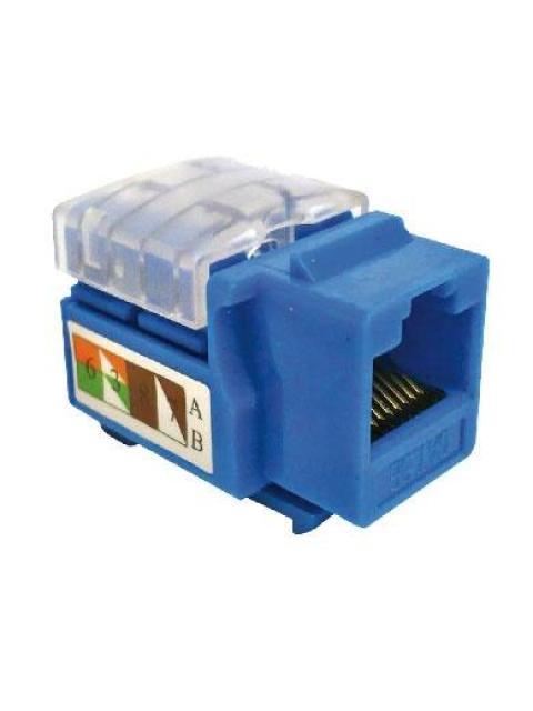 BROBOTIX JACK DE RED CAT5E RJ-45 AZUL
