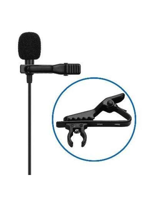 BROBOTIX MICROFONO DE SOLAPA + PLUG 3.5MM HEMBRA 263328 ALAMBRICO NEGRO - Image 3