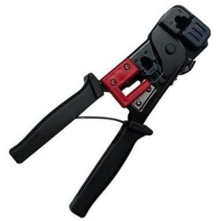 BROBOTIX PINZA CRIMPEADORA 376 RJ-45 NEGRO-ROJO