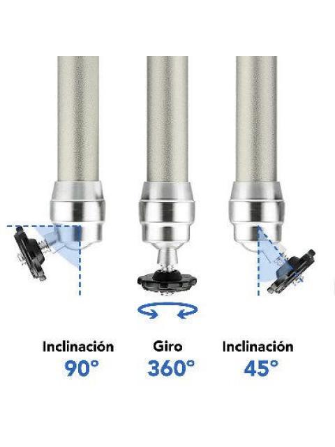 BROBOTIX SOPORTE DE PARED-TECHO PARA PROYECTOR MINI 963838 HASTA 5KG GRIS - Image 3