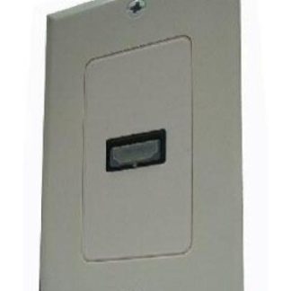 BROBOTIX TAPA HDMI 1 PUERTO CONECTOR HEMBRA BLANCO