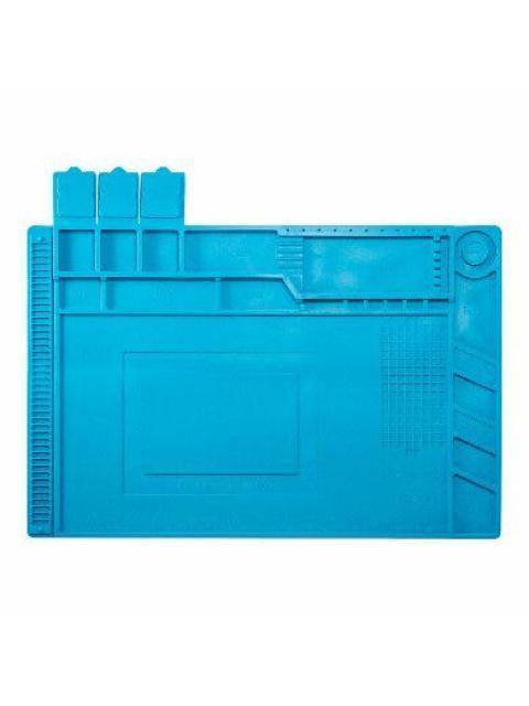 BROBOTIX TAPETE ORGANIZADOR ANTIESTATICO DE SILICON 300 X 450MM AZUL