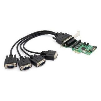 BROBOTIX TARJETA PCI EXPRESS SERIAL DE 4 PUERTOS RS-232