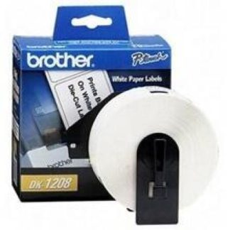 BROTHER ETIQUETA DE DIRECCION DK1208 400 ETIQUETAS DE 1.5 X 3.5 BLANCO