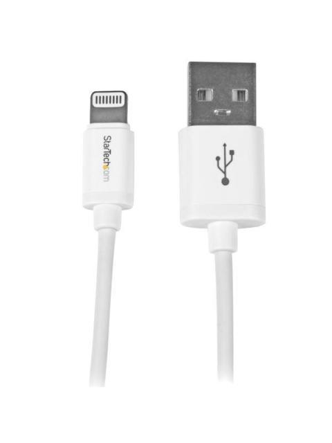 CABLE 1M LIGHTNING APPLE IPOD IPHONE 5 A USB 2.0 BCO STARTECH USBLT1MW