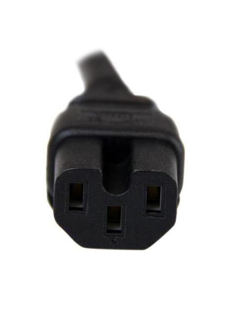 STARTECH  CABLE DE PODER NEMA 5-15P MACHO - C15 MACHO 2.4 METROS NEGRO - Image 9
