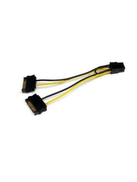 STARTECH  CABLE ADAPTADOR DE ALIMENTACION SATA A TARJETA DE VIDEO PCI EXPRESS 15CM - Image 4