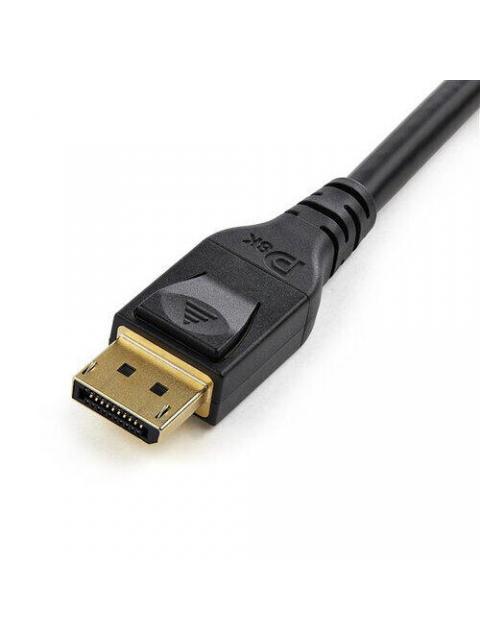 STARTECH  CABLE DISPLAYPORT CON CERTIFICACION VESA DISPLAYPORT 1.4 MACHO - DISPLAYPORT 1.4 MACHO 8K 60HZ 4 METROS NEGRO - Image 3