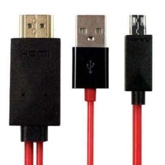 CABLE MHL BROBOTIX 017828 HDMI ROJO