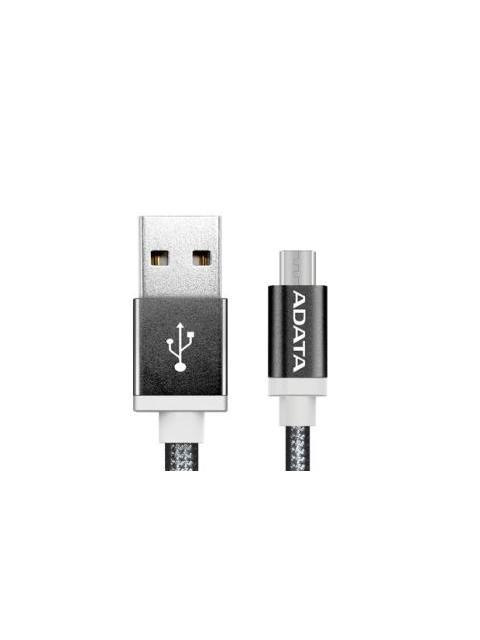 CABLE MICRO USB ADATA 1 M USB A MICROUSB B MACHO-MACHO NEGRO