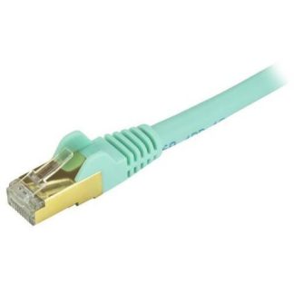 CABLE PATCH STARTECH CAT6A RJ-45 MACHO 10.6M TURQUESA C6ASPAT35AQ
