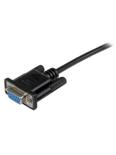 STARTECH  CABLE NULO DE MODEM SERIAL RS232 DB9 HEMBRA - HEMBRA 2 METROS NEGRO - Image 3