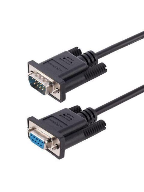 CABLE SERIAL STARTECH RS232 DB-9 MACHO - DB-9 HEMBRA 3M BLINDAJE AL-MYLAR 9FMNM-3M-RS232-CABLE