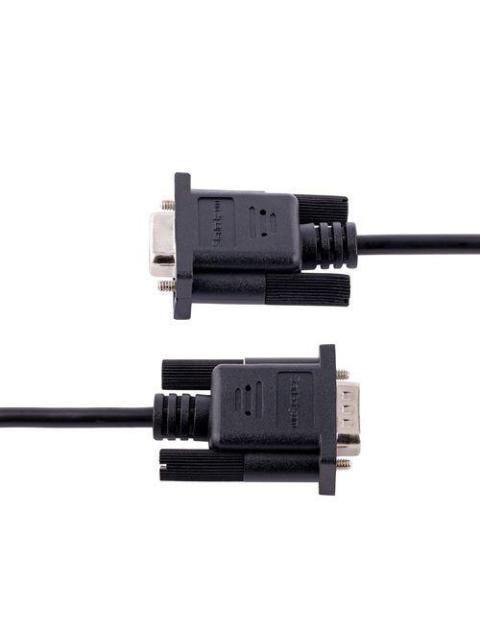 CABLE SERIAL STARTECH RS232 DB-9 MACHO - DB-9 HEMBRA 3M BLINDAJE AL-MYLAR 9FMNM-3M-RS232-CABLE - Image 3