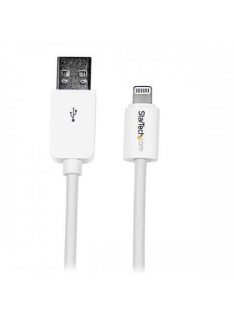 CABLE 1M LIGHTNING APPLE IPOD IPHONE 5 A USB 2.0 BCO STARTECH USBLT1MW - Image 4