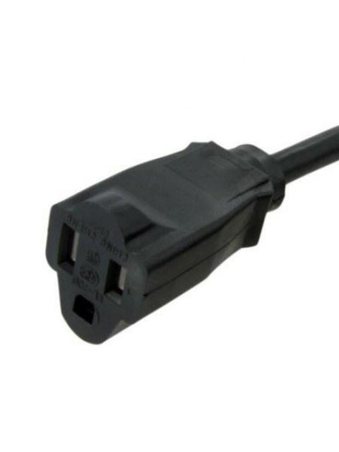 STARTECH  CABLE DE PODER NEMA 5-15P MACHO - NEMA 5-15R HEMBRA 1.83 METROS NEGRO - Image 3