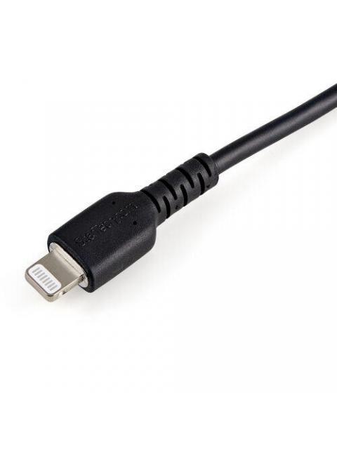 STARTECH  CABLE DE CARGA CERTIFICADO MFI LIGHTNING MACHO - USB A 2.0 MACHO 30CM NEGRO PARA PARA IPOD-IPHONE-IPAD - Image 3