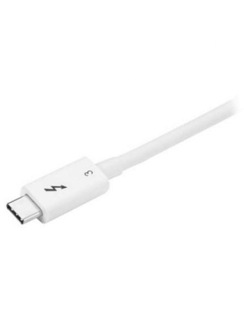 STARTECH  CABLE THUNDERBOLT 3 USB-C MACHO - USB-C MACHO 50CM BLANCO PARA MACBOOK - Image 3
