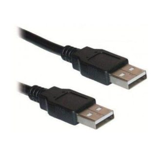 CABLE USB A-A BROBOTIX 1.8MTS COLOR NEGRO