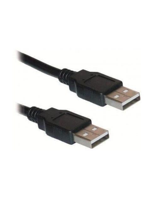CABLE USB A-A BROBOTIX 1.8MTS COLOR NEGRO