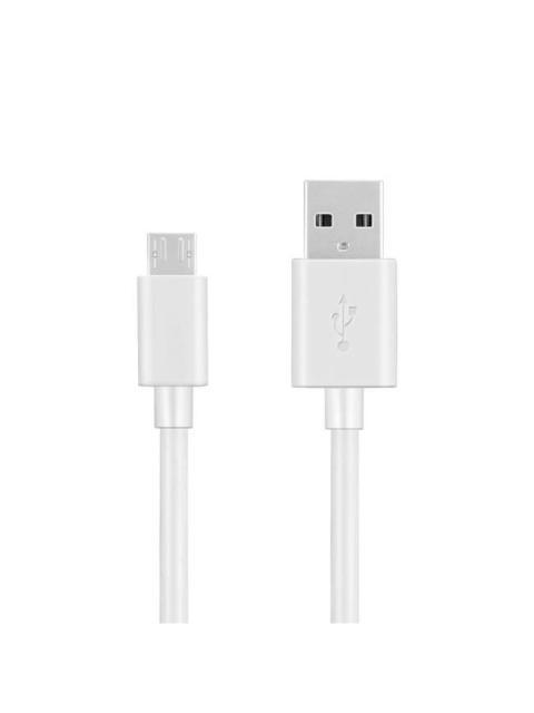 CABLE USB A A MICRO USB V8 COLOR BLANCO. 1 METRO DE LARGO. ALTA RESISTENCIA DE MATERIALES Y CARGA RAPIDA DBGUSBMB