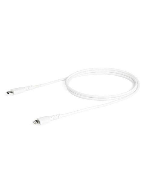 STARTECH  CABLE DE CARGA CERTIFICADO MFI LIGHTNING MACHO - USB-C MACHO 1 METRO BLANCO PARA IPOD-IPHONE-IPAD - Image 5
