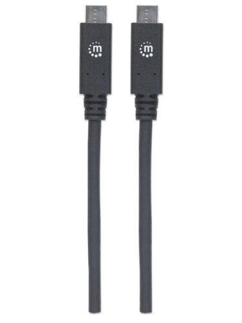 MANHATTAN CABLE USB C MACHO - USB C MACHO 1 METRO NEGRO - Image 6