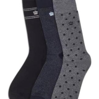 CALCETAS DE VESTIR SET 3 PARES MULTICOLOR KEBO