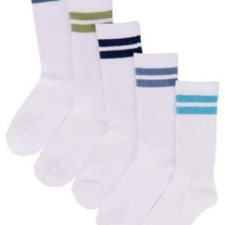 CALCETAS SET DE 5 PARES BLANCO PROKENNEX
