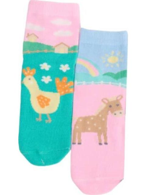 CALCETAS SET DE 5 PARES MULTICOLOR HELLODREAM - Image 3