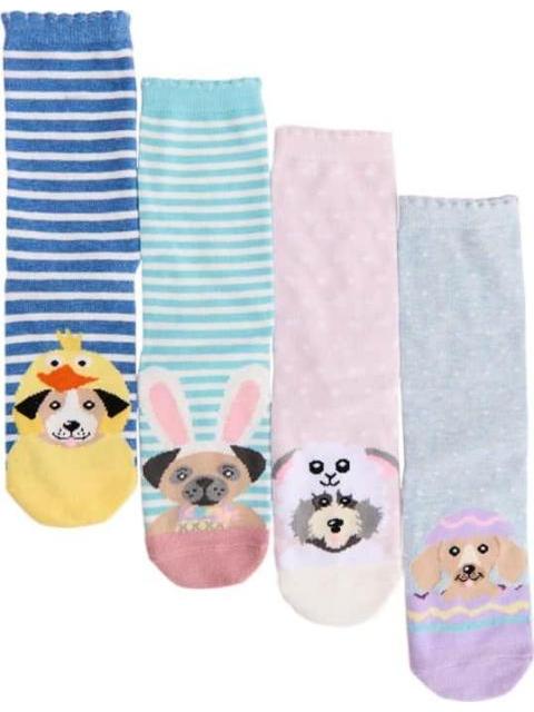 CALCETAS SET DE 5 PARES MULTICOLOR LOVE TO LOUNGE